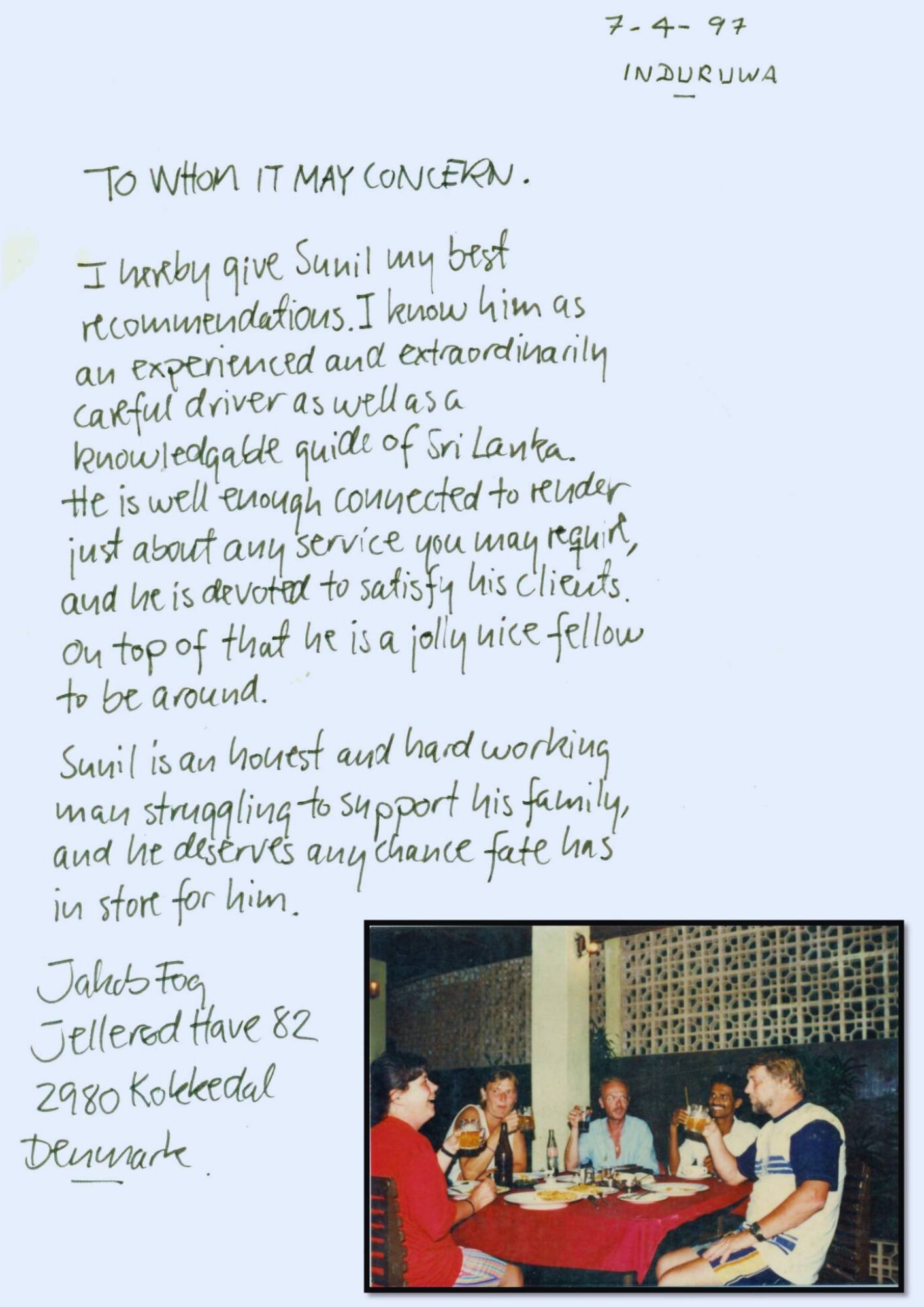 deutsch speaking driver sri lanka